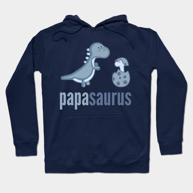 Papasaurus T-Shirt Dinosaur Family Shirts Hoodie by DoggyStyles